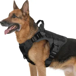 rabbitgoo Mega Tactical Dog Harness with Handle