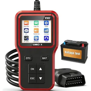 OBD2 Scanner with  Tester -  Code Reader for Check Engine Light, Plug and Play,  Scanner Diagnostic Tool for  OBDII  After 1996