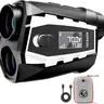 Golf Rangefinder with Slope - 1000 Yards with External Side Display, 6X Magnification 0.1s Flag Pole Locking Vibration With  Magnetic ,USB C Rechargeable ,Golf Accessories for Men, Golf Gifts