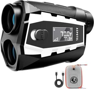 【Christmas Gift】 Golf Rangefinder with Slope - 1000 Yards Laser Range Finder with External Side Display, 6X Magnification 0.1s Flag Pole Locking Vibration With  Magnetic ,USB C Rechargeable for  Men gift TikTokShopHolidayHaul