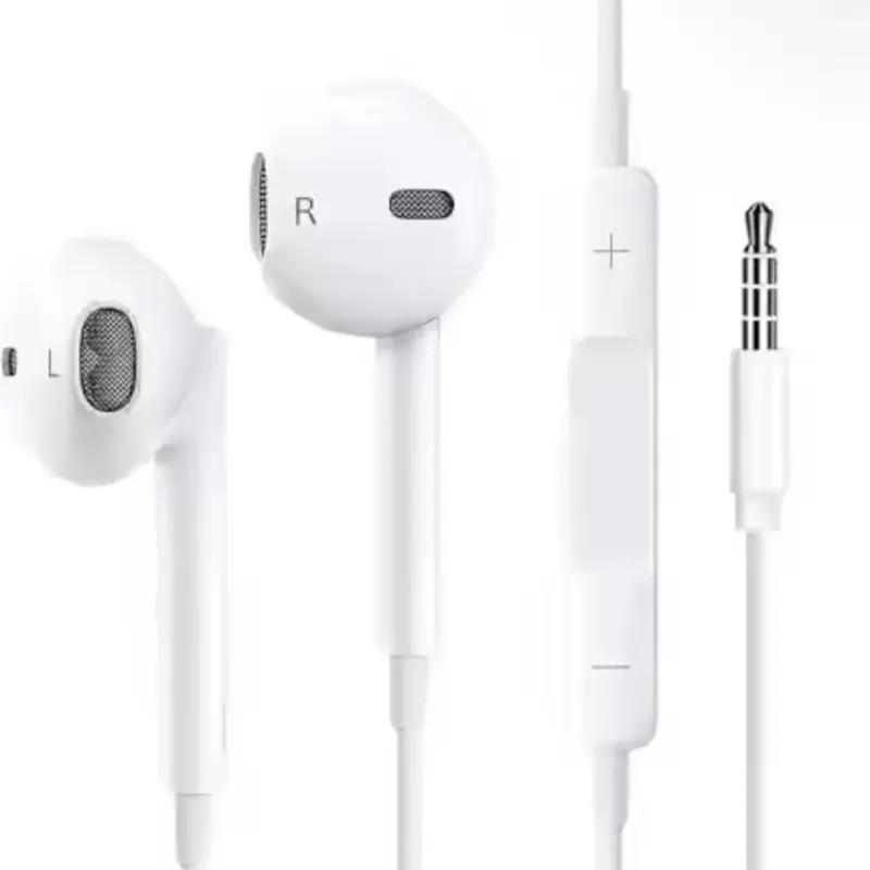 3.5 mm AUX MFi Certified Wired iPhone Earphone Earphones Comfortable Headphones