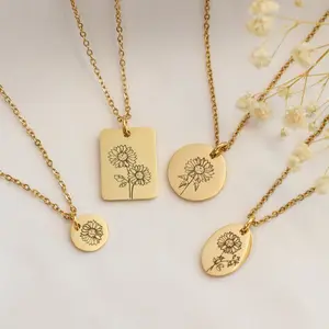 Sunflower necklace, flower necklace, sunflower charm, floral pendant, custom flower necklace, sunflower jewelry, flower jewelry, sunshine