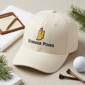 Summer Pines Augusta Golf Embroidered Hat, The Masters Tournament Embroidery Cap, Georgia Country Club Dad Hat, Green Jacket Golfer Gift