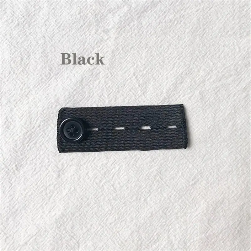 1pcs, Waistband Extenders Button Extender For Pants | Denim Material | Premium Metal Buttons | 2 Button Holes | Button Extender For Jeans