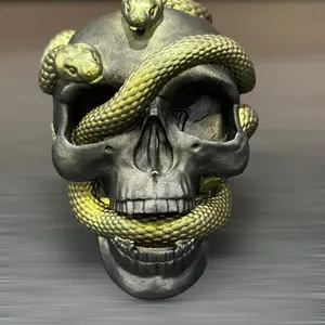 Resin Snake Skull