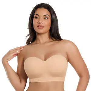 SHAPELLX Bare Essentials AirSlim VersaFit Seamless Convertible Bra