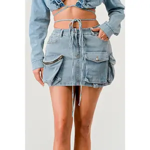 Denim Drift Skirt
