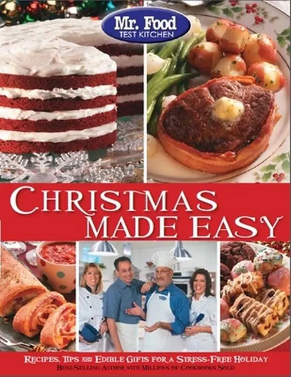 USED Book - Mr. Food Test Kitchen Christmas Made Easy: Recipes, Tips and Edible Gifts for a Stress-Free Holiday by Mr Food Test Kitchen (Paperback) - english