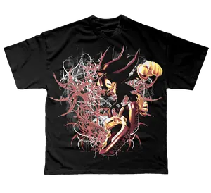 Shadow Hedgehog Fighter Vintage T-Shirt, Combat Pose Action Graphic Tee, Retro Project Shadow Streetwear Comfort, Ultimate Lifeform Series Shirt, Boy Gamer Gift