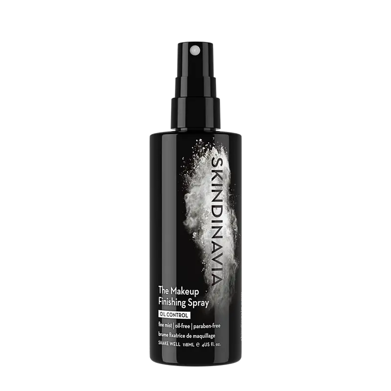 Skindinavia The Makeup Finishing Spray Oil Control Setting Spray 4oz 16HR Wear Fast Drying for Oily Skin Waterproof Smudge Proof Hypoallergenic Setting Spray For Makeup Long Lasting Makeup Finishing Mist