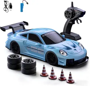 Remote Control Drift Tail Car RC High-Speed Racing Car :24 Four-Wheel Drive Remote Control Car Model Boys Toy