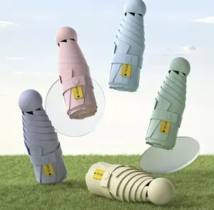 Mini pocket umbrella, sunscreen UV protection, dual use for rain and shine, easy to carry when going out.