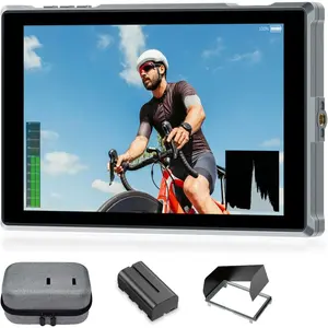FW759 PRO 7 Inch 400nit  Touchscreen Camera DSLR Field  1280x800 with F550 2200mAh  Sunshade and Bag, 4K HDMI in Out Waveform  for Videographers Content Creators