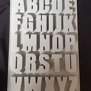 Silicone Mold - ABC Themed Silicone Mold Pieces