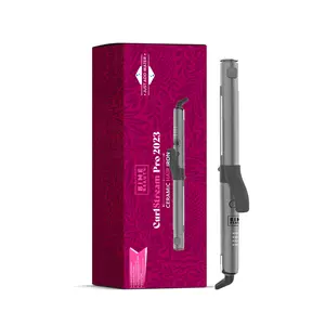 Bime CurlStream Pro 2025 Ceramic Hair Iron - 2-in-1 Straightener & Curling Iron with Advanced Steam Technology for Frizz-Free Curls & Salon-Quality Results Adjustable Lightweight