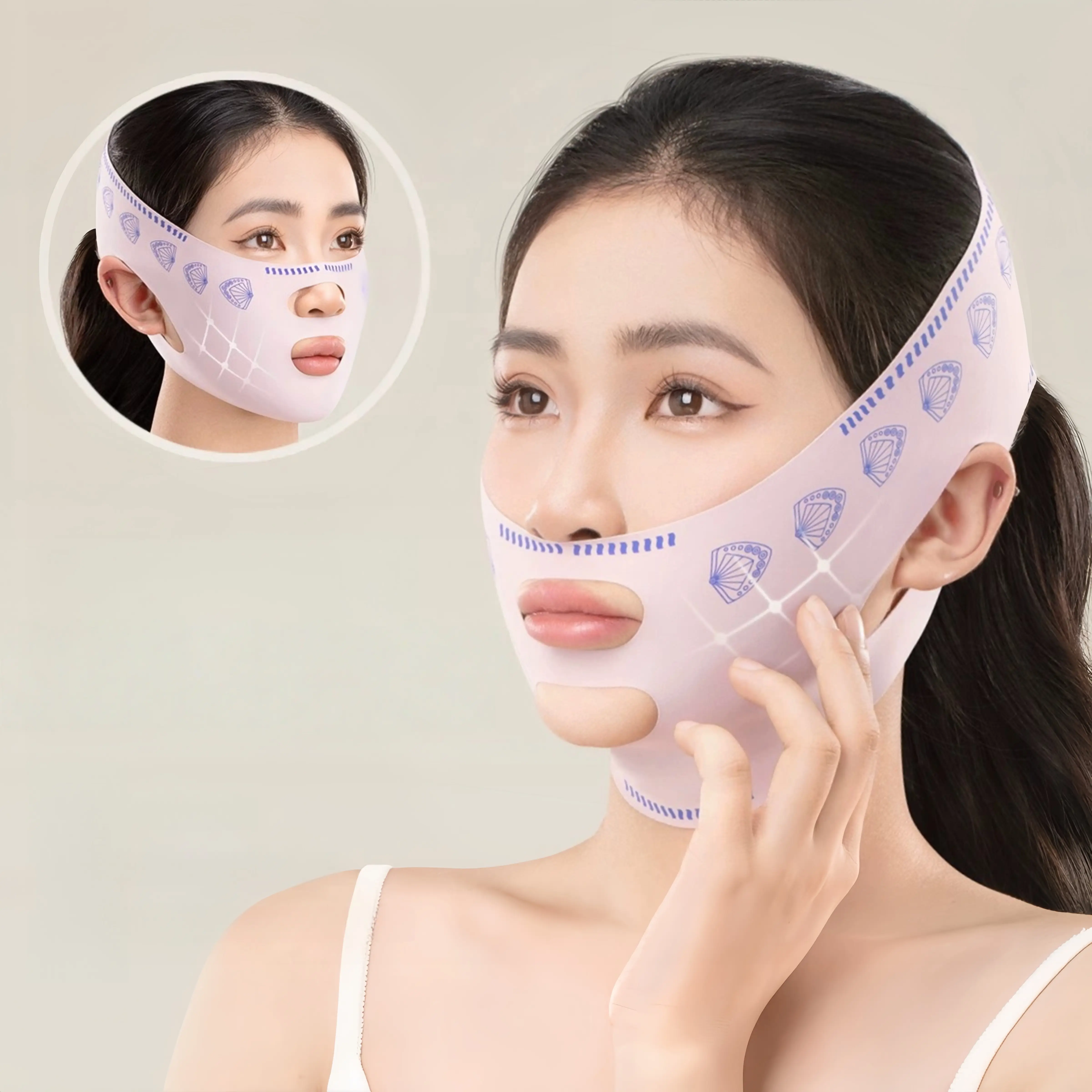 1pc facial training strap