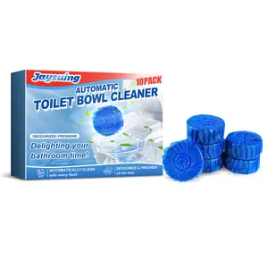Automatic Blue Toilet Cleaner Tablets  Removes Limescale, Rust & Odor - Long Lasting Freshness