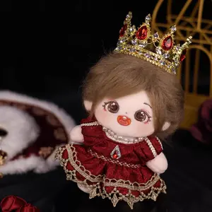 Original Queen Crown Court Suit For 10cm Clothes Costume Cloak Cartoon Cosplay Gift CP