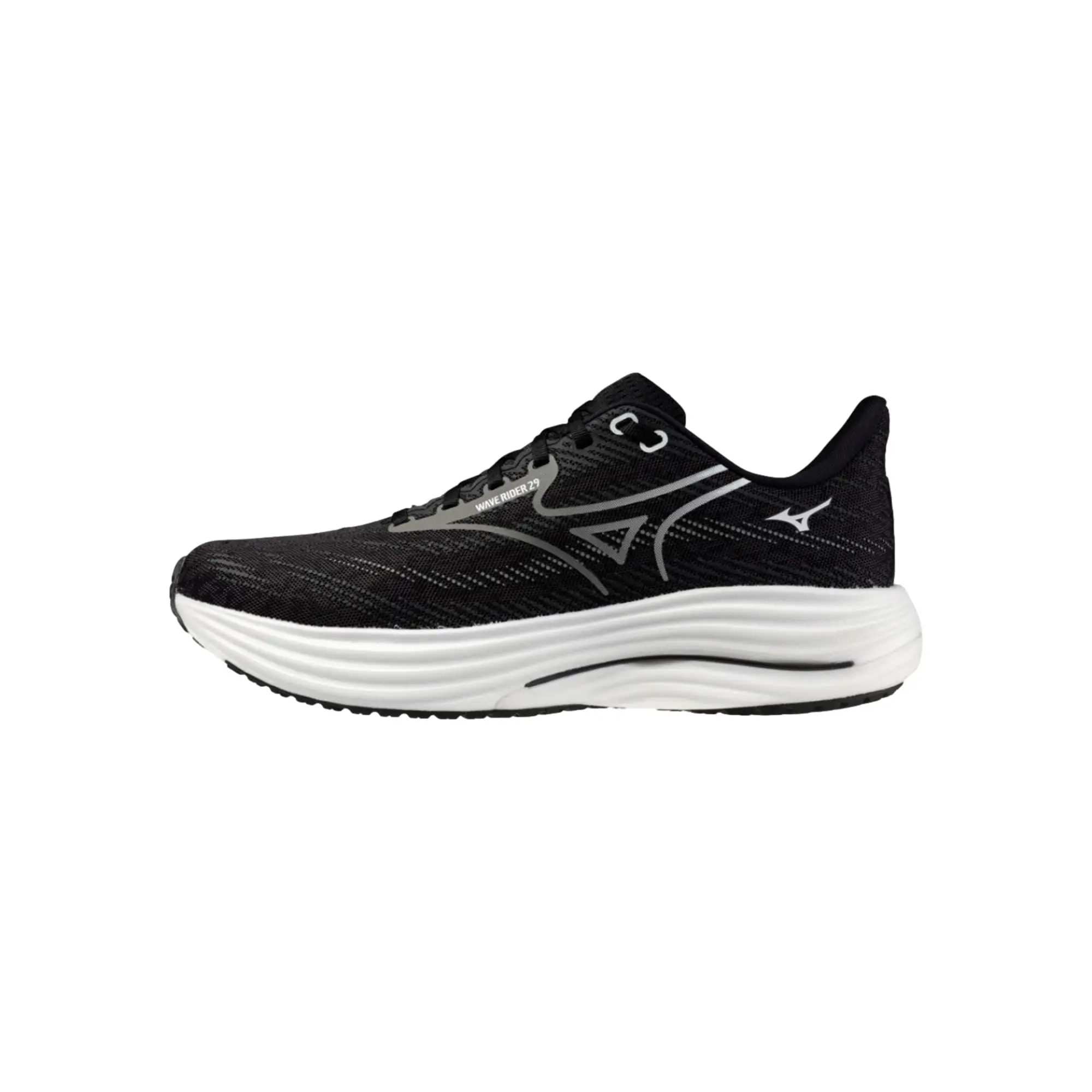 Mizuno Wave Rider 29 Black / White  J1GC250302 Men's