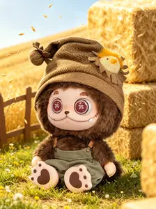 Gismow Stroll in the Dense Forest 400% Pendant, 47cm High Vinyl Face Plush Toy, Birthday Holiday Gift