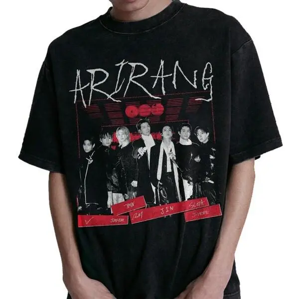 [Sale Up To 30%] Bangtan Boys Arirang Vintage Shirt, KPop 2026 Tour Shirt