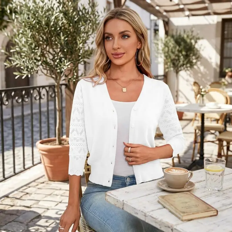 shrug cardigan with dress - TikTok Shop