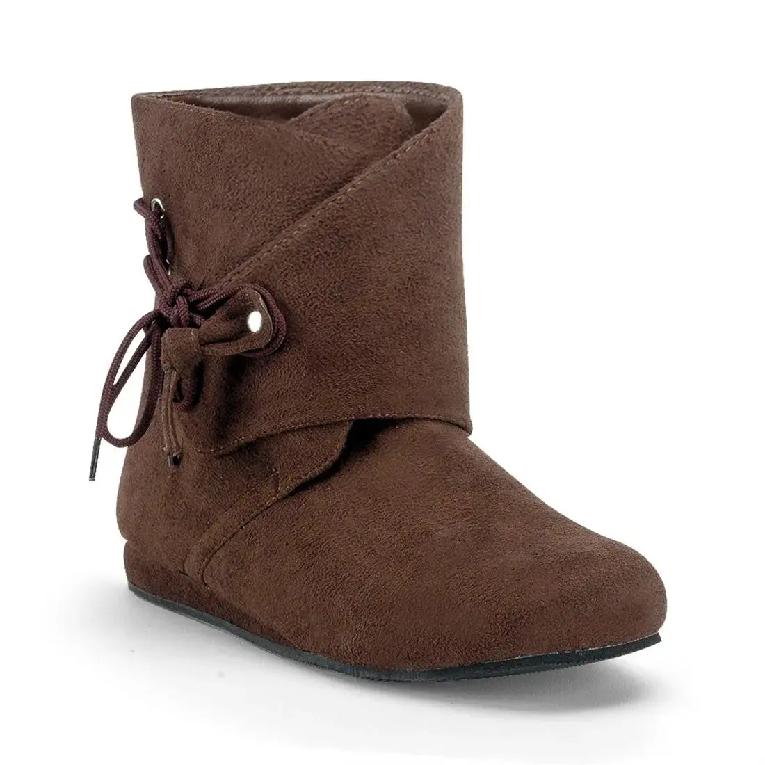 Funtasma Renaissance-50 Men's Costume Renaissance Shoe Brown Microfiber