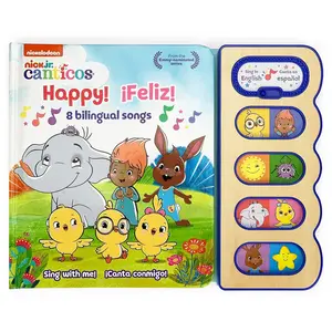 Canticos ¡Feliz! / Happy! (Bilingual): 8 Bilingual Songs -- Cottage Door Press - Board Book