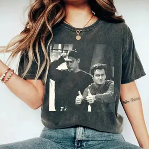 Comfort Colors Chandler Bing Shirt, Friends Sitcom Shirt, Chandler Bing From Friends, Classic Friends Chandler Bing Shirt, Matthew Perry Shirt, Gift Shirt Fit Top Womenswear Clothing Cute Cotton Streetwear Casual Crewneck