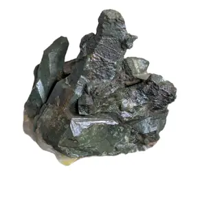 Quartz covered in Chlorite