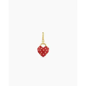 gorjana – Love Stud Parker Charm – 18K Gold-Plated Clip-On Heart Charm – Sweet, Personal & Stackable Jewelry Accent