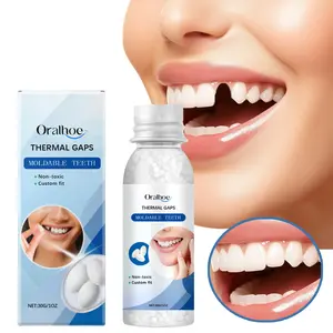 Moldable Dental Gel Dentures Temporary Fillings Cavities and Teeth Fillings Temporary Tooth Filling Denture Kit Oral false  tooth fake