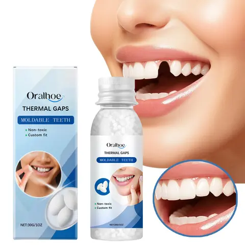Moldable Dental Gel Dentures Temporary Fillings Cavities and Teeth Fillings Temporary Tooth Filling Denture Kit Oral false  tooth fake