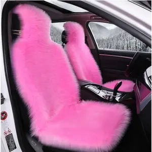 New Warm Plush Car Seat Covers Fluffy Universal Auto Seat-Cover Mat Wool Velvet Full Cover Car Seat Cushion Winter