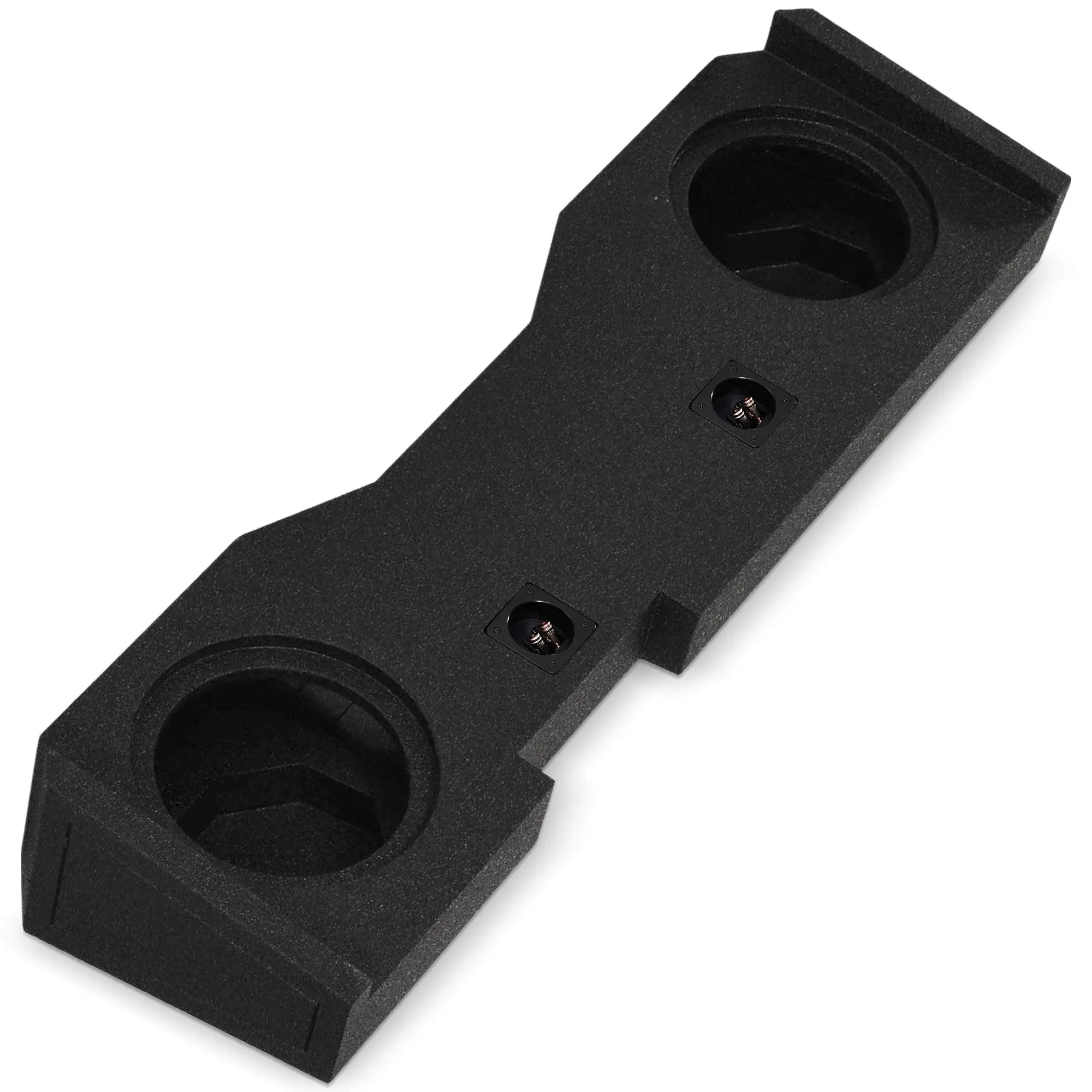 QPower Dual 12" Sub Box - Chevy Silverado Crew Cab & GMC Sierra Crew Cab 14-18