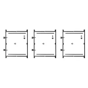 Adjust-A-Gate Steel Frame Gate Building Kit, 36"-60" Wide Up To 7' High (3 Pack)