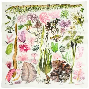 Seaweed Bandana – Book Inspired 22” Cotton Scarf, Ocean Hair Scarf, Neckerchief, Versatile Headband Gift