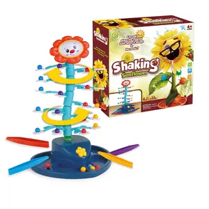 Wiggly Sunflower Toddler Toy Fun Spinning Stacking Play Supports Hand Eye Coordination Development Smooth Rounded Edges Safe Use Enjoyable for Kids and Adults Suitable for Various Scenarios