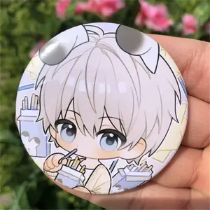Hot Game Love and Deepspace Button Brooch Cartoon Role Xavier Sylus Zayne Rafayel Badge Lapel Pins Clothing Backpack Accessories