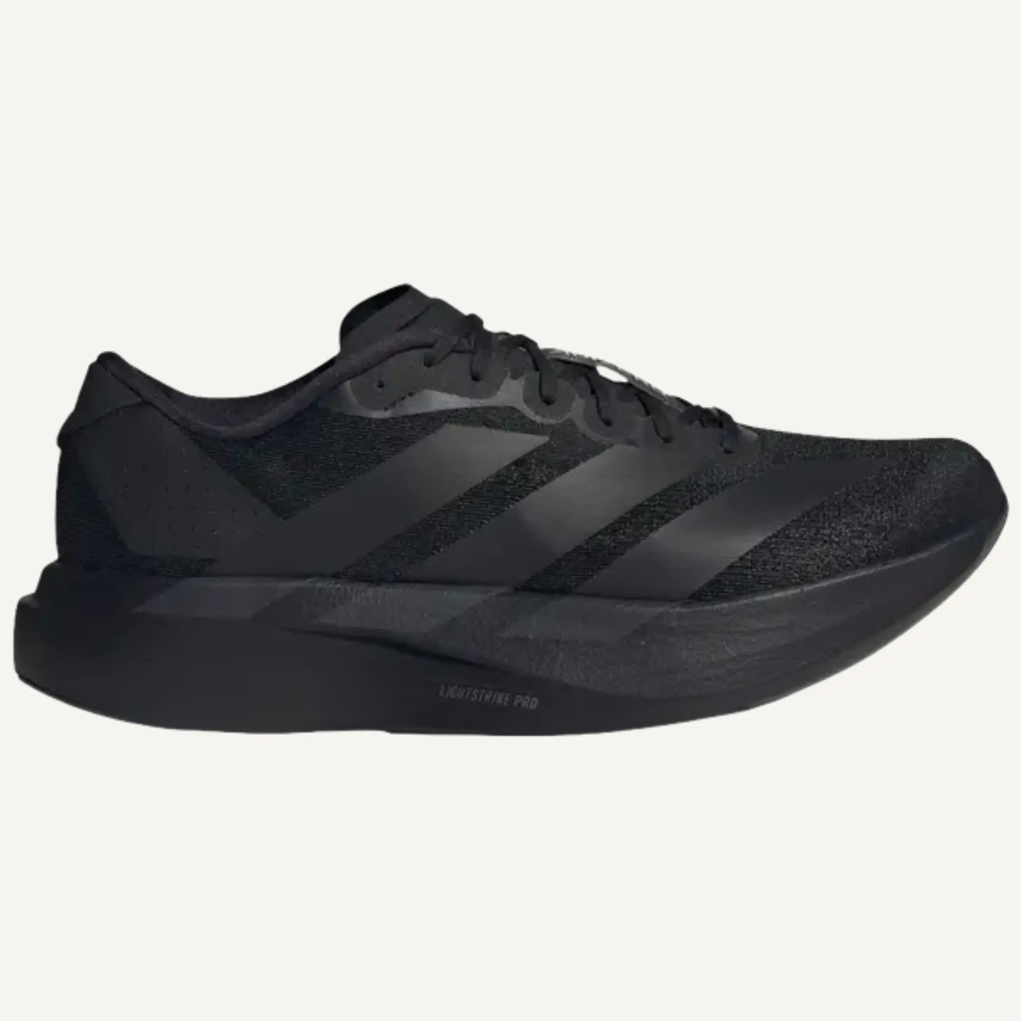Adidas Men's Black Adizero Evo SL Athleisure Men's Sneakers - Running Gear, Sporty Chic, Daily Training, Engineered Mesh, Style KH9858, Full-Length Sole, Lace-Up Closure, Lightstrike Foam, Male Shoe, Roomy Forefoot, Us Sizes