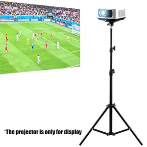 120CM Portable Projector Stand Retractable Universal 1/4 Screw Floor Tripod Stand Mount Porjector, Camera Traveling Products Adjustable Action Camera Mount