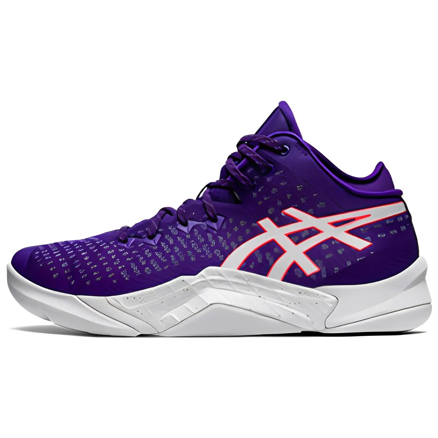 nike Asics Unpre Ars Mid-Top Basketball Shoes for Men in White and Purple  vomero  roam
