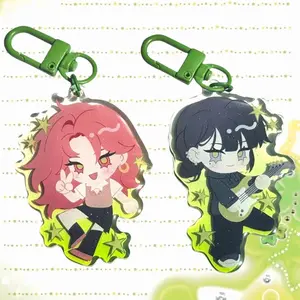 Green Yuri Acrylic Charms