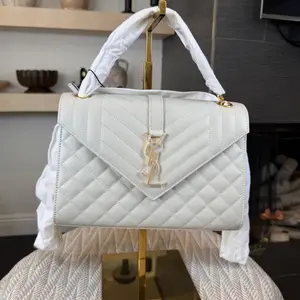 Pre-owned Yves Saint Laurent LambSkin Shoulder Bags Saint Laurent envelope bags