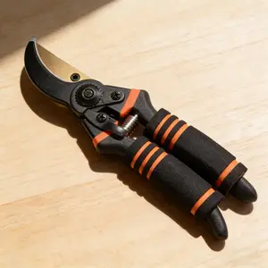 Bypass pruning shears, heavy-duty garden shears, and ultra sharp trimmers used for gardening. Cutting ability, garden scissors used for pruning