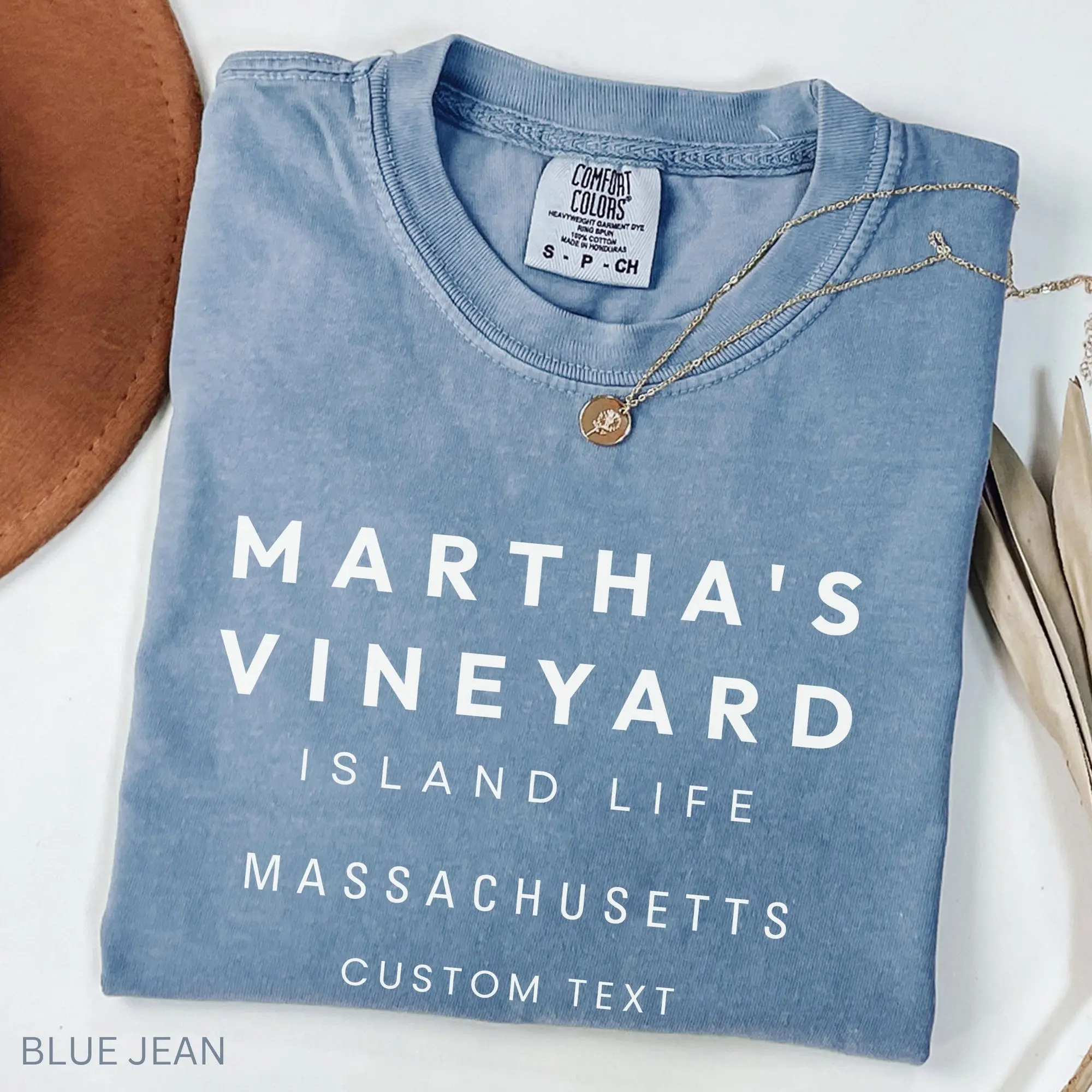 Martha's Vineyard Shirt, Island Life Tee, Personalized Vineyard Gift, Massachusetts Vacation Shirt Custom Family Trip Tshirt Travel Keepsake