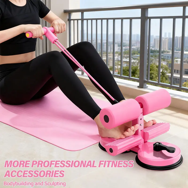Ab Trainer Machine With Neck Support - 330 Lbs Capacity Foldable Ab Cruncher For Home Workouts