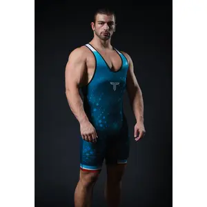 Racing Stars Wrestling Singlet