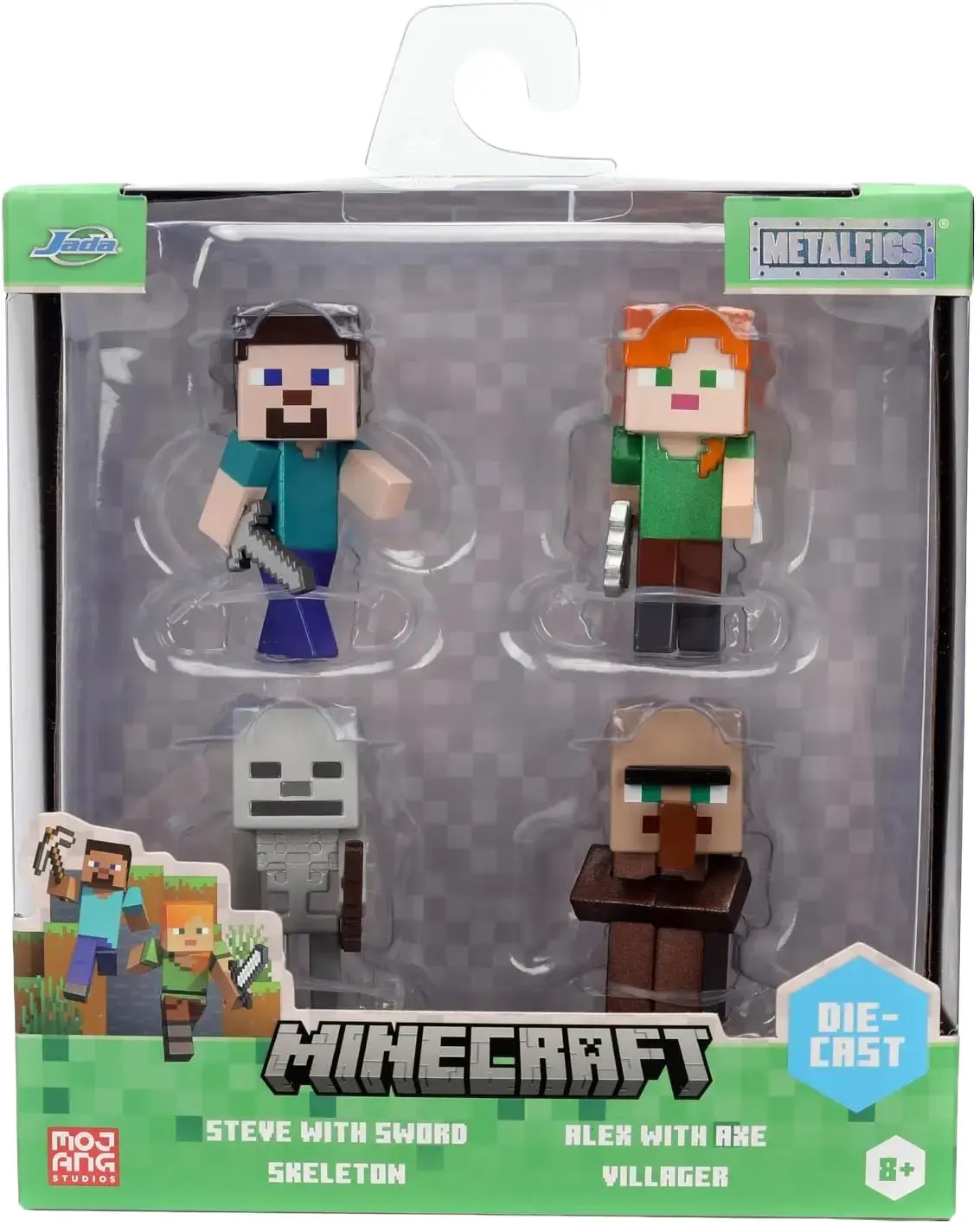 Minecraft Metalfigs 2.5-Inch Die-Cast Collectible Figures 4-Pack Wave 4