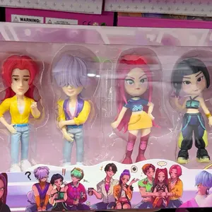6 pc figure k pop girls/ saja boys